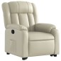 vidaXL Relaxsessel mit Aufstehhilfe Creme Kunstleder vidaXL Relaxsessel mit Aufstehhilfe Creme Kunstleder