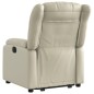 vidaXL Relaxsessel mit Aufstehhilfe Creme Kunstleder vidaXL Relaxsessel mit Aufstehhilfe Creme Kunstleder