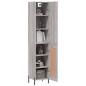 Highboard Grau Sonoma 34,5x34x180 cm Holzwerkstoff Highboard Grau Sonoma 34,5x34x180 cm Holzwerkstoff