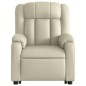 vidaXL Relaxsessel mit Aufstehhilfe Creme Kunstleder vidaXL Relaxsessel mit Aufstehhilfe Creme Kunstleder