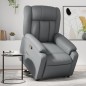 vidaXL Relaxsessel mit Aufstehhilfe Grau Kunstleder vidaXL Relaxsessel mit Aufstehhilfe Grau Kunstleder