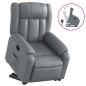 vidaXL Relaxsessel mit Aufstehhilfe Grau Kunstleder vidaXL Relaxsessel mit Aufstehhilfe Grau Kunstleder
