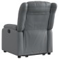 vidaXL Relaxsessel mit Aufstehhilfe Grau Kunstleder vidaXL Relaxsessel mit Aufstehhilfe Grau Kunstleder