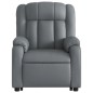 vidaXL Relaxsessel mit Aufstehhilfe Grau Kunstleder vidaXL Relaxsessel mit Aufstehhilfe Grau Kunstleder