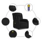 vidaXL Massagesessel mit Aufstehhilfe Schwarz Kunstleder vidaXL Massagesessel mit Aufstehhilfe Schwarz Kunstleder