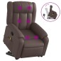 vidaXL Massagesessel mit Aufstehhilfe Braun Kunstleder vidaXL Massagesessel mit Aufstehhilfe Braun Kunstleder