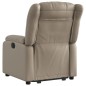 vidaXL Relaxsessel mit Aufstehhilfe Elektrisch Cappuccino Kunstleder vidaXL Relaxsessel mit Aufstehhilfe Elektrisch Cappuccino Kunstleder