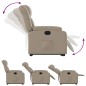 vidaXL Relaxsessel mit Aufstehhilfe Elektrisch Cappuccino Kunstleder vidaXL Relaxsessel mit Aufstehhilfe Elektrisch Cappuccino Kunstleder