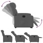 vidaXL Relaxsessel mit Aufstehhilfe Dunkelgrau Stoff vidaXL Relaxsessel mit Aufstehhilfe Dunkelgrau Stoff