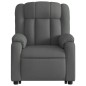 vidaXL Relaxsessel mit Aufstehhilfe Dunkelgrau Stoff vidaXL Relaxsessel mit Aufstehhilfe Dunkelgrau Stoff
