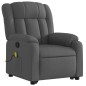 vidaXL Massagesessel mit Aufstehhilfe Dunkelgrau Stoff vidaXL Massagesessel mit Aufstehhilfe Dunkelgrau Stoff