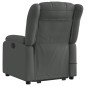 vidaXL Massagesessel mit Aufstehhilfe Dunkelgrau Stoff vidaXL Massagesessel mit Aufstehhilfe Dunkelgrau Stoff