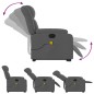vidaXL Massagesessel mit Aufstehhilfe Dunkelgrau Stoff vidaXL Massagesessel mit Aufstehhilfe Dunkelgrau Stoff