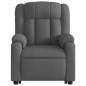 vidaXL Massagesessel mit Aufstehhilfe Dunkelgrau Stoff vidaXL Massagesessel mit Aufstehhilfe Dunkelgrau Stoff