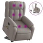 vidaXL Massagesessel mit Aufstehhilfe Taupe Stoff vidaXL Massagesessel mit Aufstehhilfe Taupe Stoff