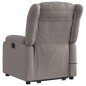 vidaXL Elektrischer Massagesessel mit Aufstehhilfe Taupe Stoff vidaXL Elektrischer Massagesessel mit Aufstehhilfe Taupe Stoff