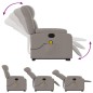 vidaXL Elektrischer Massagesessel mit Aufstehhilfe Taupe Stoff vidaXL Elektrischer Massagesessel mit Aufstehhilfe Taupe Stoff