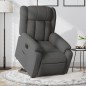 vidaXL Relaxsessel mit Aufstehhilfe Elektrisch Dunkelgrau Stoff vidaXL Relaxsessel mit Aufstehhilfe Elektrisch Dunkelgrau Stoff