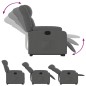 vidaXL Relaxsessel mit Aufstehhilfe Elektrisch Dunkelgrau Stoff vidaXL Relaxsessel mit Aufstehhilfe Elektrisch Dunkelgrau Stoff