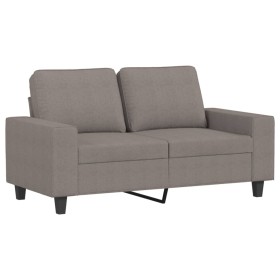 vidaXL 2-Sitzer-Sofa Taupe 120 cm Stoff