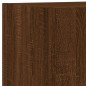 vidaXL 4-tlg. Wohnwand mit LED-Beleuchtung Braun Eiche Holzwerkstoff vidaXL 4-tlg. Wohnwand mit LED-Beleuchtung Braun Eiche Holzwerkstoff