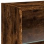 vidaXL 8-tlg. Wohnwand mit LED-Beleuchtung Räuchereiche Holzwerkstoff vidaXL 8-tlg. Wohnwand mit LED-Beleuchtung Räuchereiche Holzwerkstoff