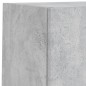 vidaXL 4-tlg. Wohnwand mit LED-Beleuchtung Betongrau Holzwerkstoff vidaXL 4-tlg. Wohnwand mit LED-Beleuchtung Betongrau Holzwerkstoff
