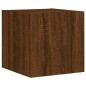 vidaXL 4-tlg. Wohnwand mit LED-Beleuchtung Braun Eiche Holzwerkstoff vidaXL 4-tlg. Wohnwand mit LED-Beleuchtung Braun Eiche Holzwerkstoff