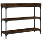 vidaXL Konsolentisch mit Ablagen Räuchereiche 100x30x80 cm vidaXL Konsolentisch mit Ablagen Räuchereiche 100x30x80 cm