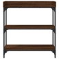 vidaXL Konsolentisch mit Ablagen Braun Eichen-Optik 75x30x80 cm vidaXL Konsolentisch mit Ablagen Braun Eichen-Optik 75x30x80 cm