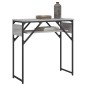 vidaXL Konsolentisch mit Ablage Grau Sonoma 75x30x75cm Holzwerkstoff vidaXL Konsolentisch mit Ablage Grau Sonoma 75x30x75cm Holzwerkstoff