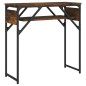 vidaXL Konsolentisch mit Ablage Räuchereiche 75x30x75cm Holzwerkstoff vidaXL Konsolentisch mit Ablage Räuchereiche 75x30x75cm Holzwerkstoff