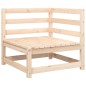 vidaXL Garten-Ecksofa mit Kissen Massivholz Kiefer vidaXL Garten-Ecksofa mit Kissen Massivholz Kiefer