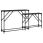 vidaXL Konsolentische 2 Stk. Schwarz Holzwerkstoff vidaXL Konsolentische 2 Stk. Schwarz Holzwerkstoff