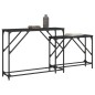 vidaXL Konsolentische 2 Stk. Schwarz Holzwerkstoff vidaXL Konsolentische 2 Stk. Schwarz Holzwerkstoff