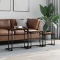 vidaXL Satztische 3 Stk. Braun Eichen-Optik Holzwerkstoff vidaXL Satztische 3 Stk. Braun Eichen-Optik Holzwerkstoff