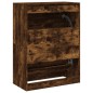 vidaXL Schuhschrank mit 2 Klappen Räuchereiche 80x42x108 cm vidaXL Schuhschrank mit 2 Klappen Räuchereiche 80x42x108 cm