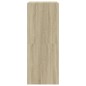 vidaXL Schuhschrank mit 2 Klappen Sonoma-Eiche 80x42x108 cm vidaXL Schuhschrank mit 2 Klappen Sonoma-Eiche 80x42x108 cm
