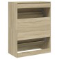 vidaXL Schuhschrank mit 2 Klappen Sonoma-Eiche 80x42x108 cm vidaXL Schuhschrank mit 2 Klappen Sonoma-Eiche 80x42x108 cm