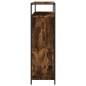 vidaXL Schuhschrank mit 4 Klappen Räuchereiche 100x34x112 cm vidaXL Schuhschrank mit 4 Klappen Räuchereiche 100x34x112 cm