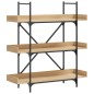 vidaXL Bücherregal 3 Böden Sonoma-Eiche 100x33x108,5 cm Holzwerkstoff vidaXL Bücherregal 3 Böden Sonoma-Eiche 100x33x108,5 cm Holzwerkstoff