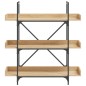 vidaXL Bücherregal 3 Böden Sonoma-Eiche 100x33x108,5 cm Holzwerkstoff vidaXL Bücherregal 3 Böden Sonoma-Eiche 100x33x108,5 cm Holzwerkstoff