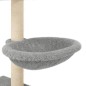 vidaXL Kratzbaum mit Sisal-Kratzsäulen Hellgrau 117 cm vidaXL Kratzbaum mit Sisal-Kratzsäulen Hellgrau 117 cm