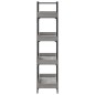 vidaXL Bücherregal 4 Böden Grau Sonoma 100x33x145,5 cm Holzwerkstoff vidaXL Bücherregal 4 Böden Grau Sonoma 100x33x145,5 cm Holzwerkstoff