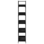 vidaXL Bücherregal 5 Böden Schwarz 100x33x180,5 cm Holzwerkstoff vidaXL Bücherregal 5 Böden Schwarz 100x33x180,5 cm Holzwerkstoff