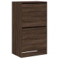 vidaXL Schuhschrank mit 2 Klappen Braun Eiche-Optik 60x42x108 cm vidaXL Schuhschrank mit 2 Klappen Braun Eiche-Optik 60x42x108 cm