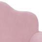 vidaXL Kindersofa 2-Sitzer Rosa Weich Plüsch vidaXL Kindersofa 2-Sitzer Rosa Weich Plüsch