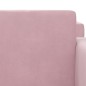 vidaXL Kinder-Schlafsofa 2-Sitzer Rosa Weicher Plüsch vidaXL Kinder-Schlafsofa 2-Sitzer Rosa Weicher Plüsch