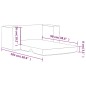 vidaXL Kinder-Schlafsofa 2-Sitzer Rosa Weicher Plüsch vidaXL Kinder-Schlafsofa 2-Sitzer Rosa Weicher Plüsch