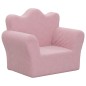 vidaXL Kindersofa Rosa Weich Plüsch vidaXL Kindersofa Rosa Weich Plüsch